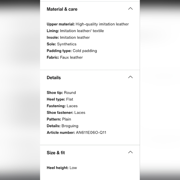 NWOB Anna Field Black Lace Up Loafer Style Womens Shoes Size 9 - Picture 10 of 10